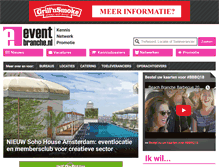 Tablet Screenshot of eventbranche.nl